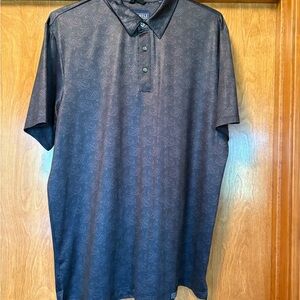 Panhandle Slim Black Paisley Polo Shirt